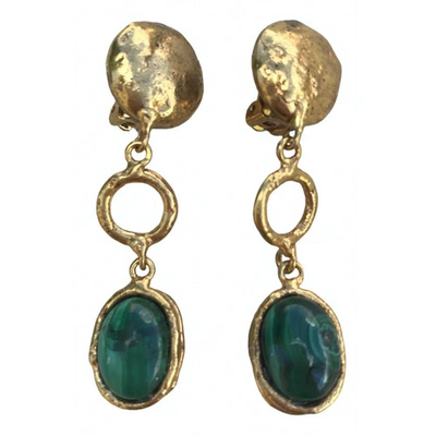 Pre-owned Sylvia Toledano Gold Gold Plated Earrings
