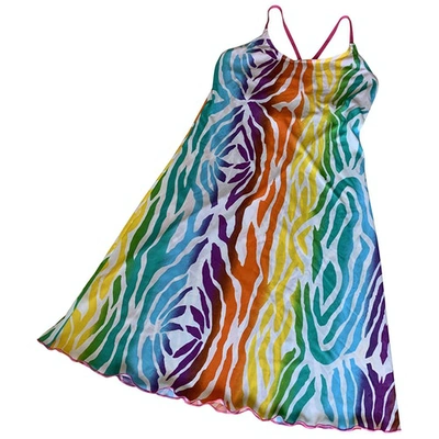 Pre-owned American Vintage Mini Dress In Multicolour