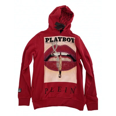 Pre-owned Philipp Plein Red Cotton Knitwear & Sweatshirts