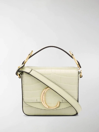 Shop Chloé C Bag In Neutrals