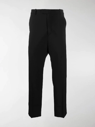 Shop Oamc Idol Tailored Trousers In Black