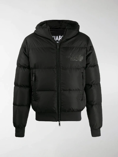 Shop Dsquared2 Shell Down Jacket In Black