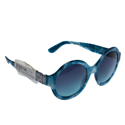 Pre-owned Dolce & Gabbana Havana/pearl Blue/azure Gradient Dg4331 Sunglasses