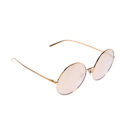 Pre-owned Dolce & Gabbana Rose Gold Dg2215k Sunglasses