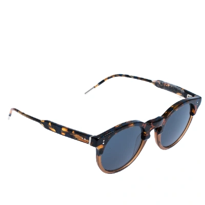 Pre-owned Dolce & Gabbana Blue Havana/transparent Brown Dg4329f Sunglasses