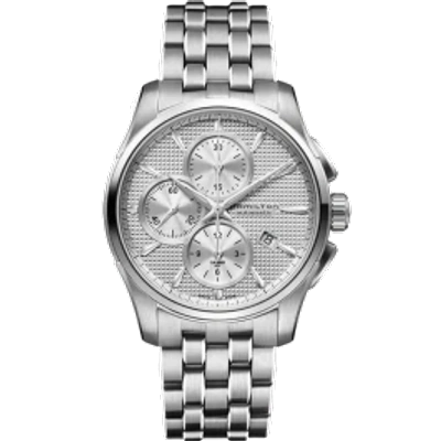 Hamilton Jazzmaster Auto Chrono In Silver