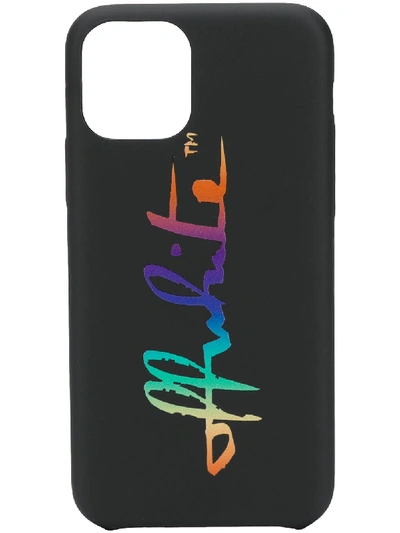 Shop Off-white Rainbow Iphone 11 Pro Case In Black