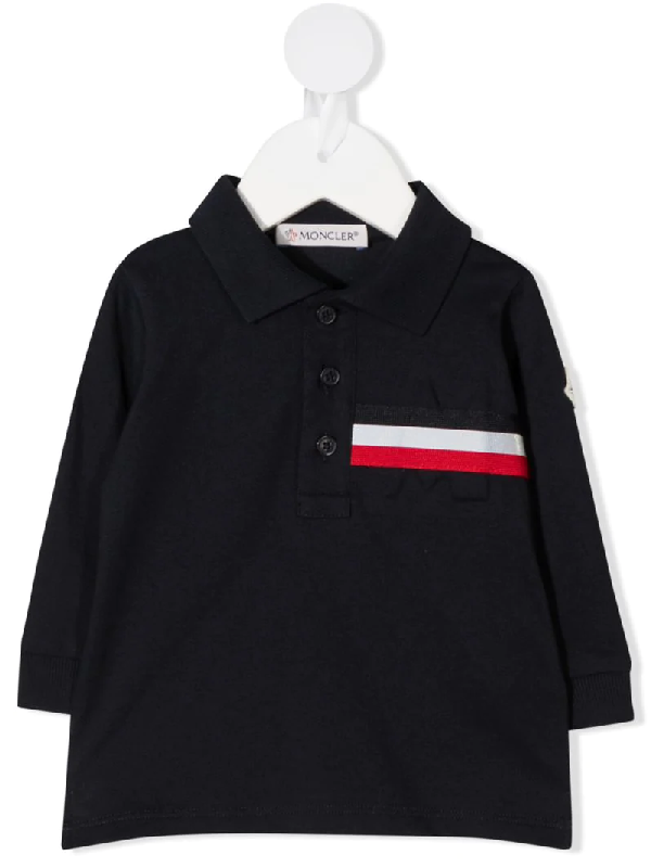 baby moncler long sleeve polo