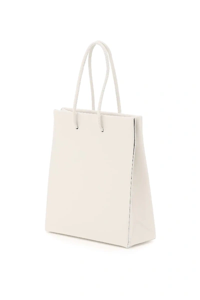 Shop Medea Prima Short Crossbody Bag In White,beige