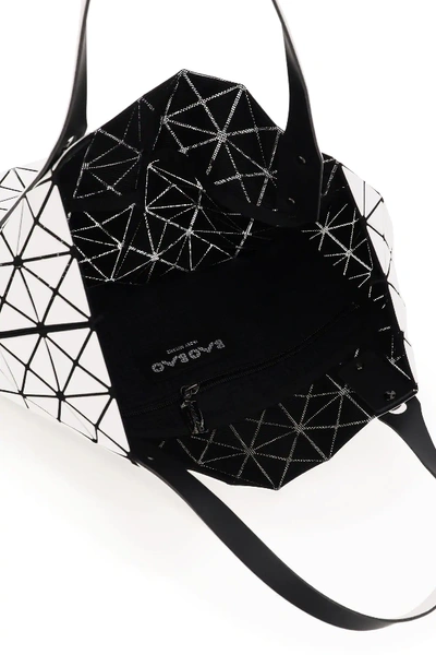 Bao Bao Issey Miyake Prism Basic Tote In White,black