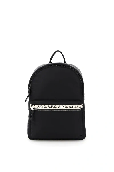 Shop Apc Repeat Nylon Backpack In Black