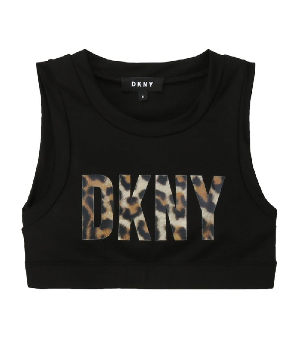 dkny leopard print top