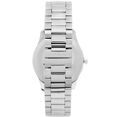 Shop Gucci G-timeless Iconic Snake Watch In Silver