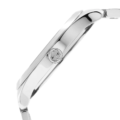 Shop Gucci G-timeless Iconic Snake Watch In Silver