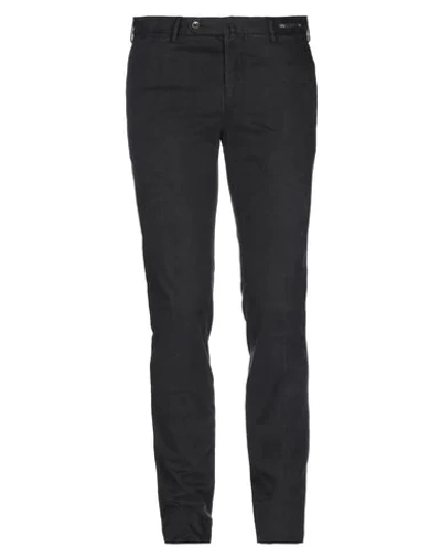 Shop Pt01 Pt Torino Man Pants Black Size 40 Lyocell, Cotton, Elastane