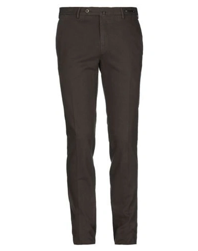 Shop Pt01 Pt Torino Man Pants Dark Brown Size 40 Cotton, Cashmere