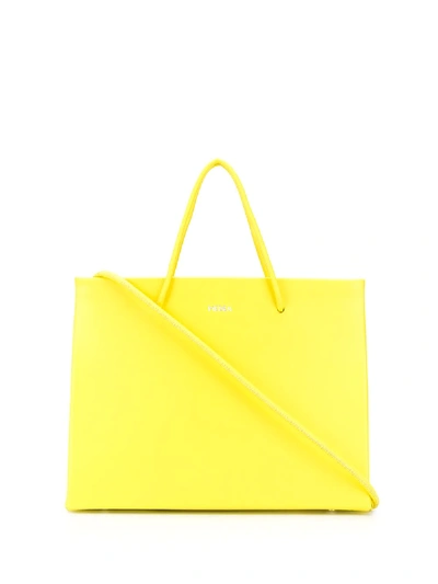 Shop Medea Hanna Tote Bag In Yellow