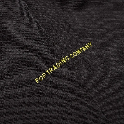 Shop Pop Trading Company Pop Trading Company Long Sleeve Pique Logo Tee In Grey