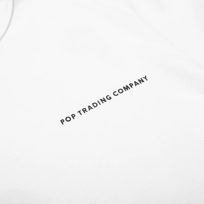 Shop Pop Trading Company Pop Trading Company Long Sleeve Logo Tee In White