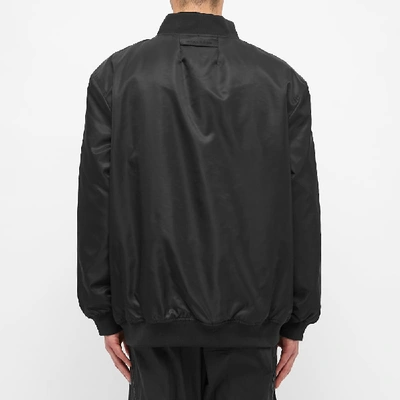 Shop Alyx 1017  9sm Buckle Detail Varsity Jacket In Black