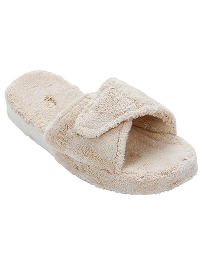 Shop Acorn Spa Slide Slippers In Taupe