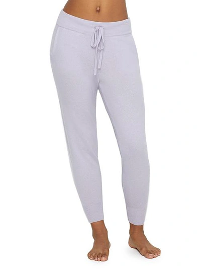 Shop Arlotta Cashmere Sweatpant Joggers In Lavender Grey