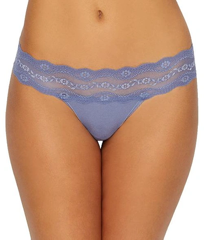 Shop B.tempt'd By Wacoal B.adorable Thong In Blue Ice
