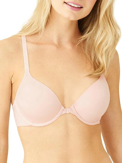 Shop B.tempt'd By Wacoal Future Foundations Front-close Racerback Bra In Rose Smoke