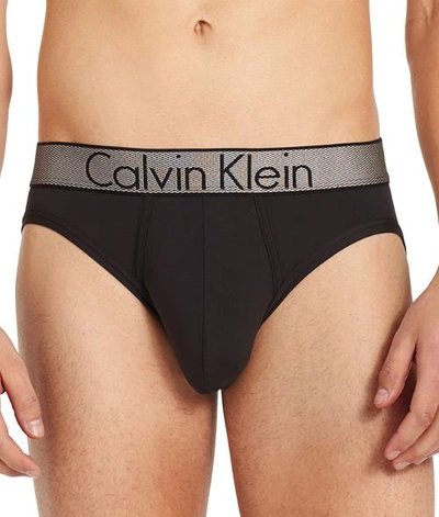 Shop Calvin Klein Customized Stretch Micro Hip Brief In Black