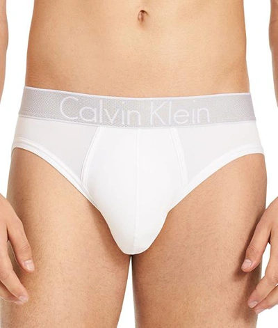 Shop Calvin Klein Customized Stretch Micro Hip Brief In White