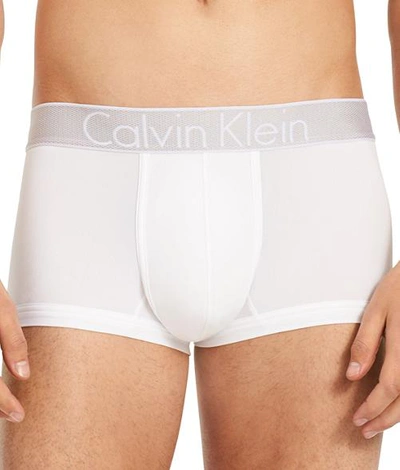 Shop Calvin Klein Customized Stretch Micro Low-rise Trunk In White