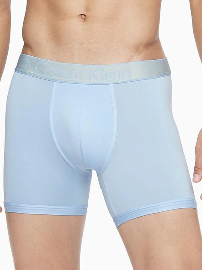 Shop Calvin Klein Customized Stretch Micro Boxer Brief In Blue Cantrell