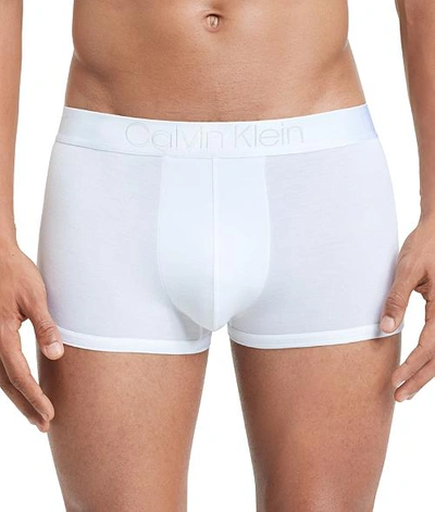 Shop Calvin Klein Ultra-soft Modal Trunk In White