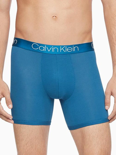 Shop Calvin Klein Ultra-soft Modal Boxer Brief In Vermont Slate