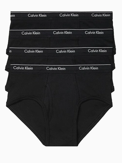 Shop Calvin Klein Cotton Classic Brief 4-pack In Black