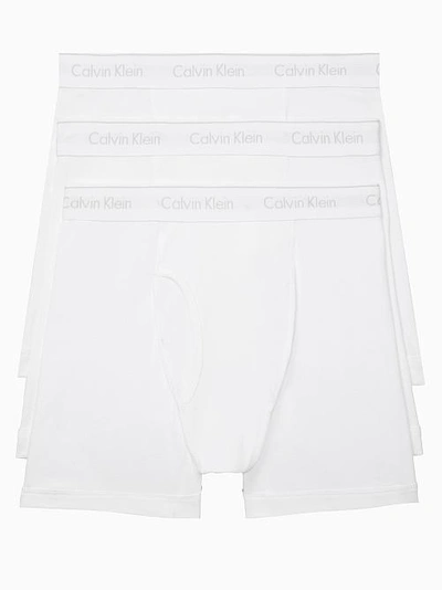 Shop Calvin Klein Cotton Classics Boxer Brief 3-pack In White