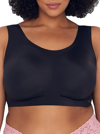Shop Calvin Klein Plus Size Invisibles Bralette In Black