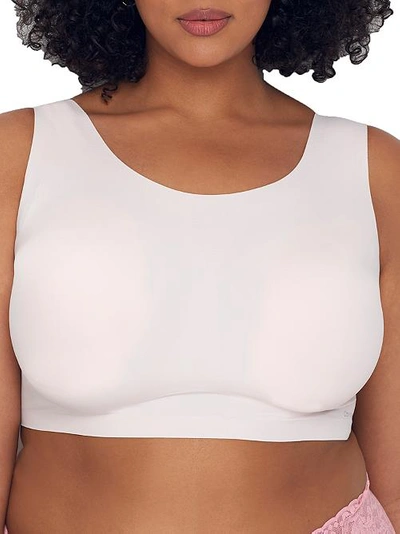 Shop Calvin Klein Plus Size Invisibles Bralette In Nymphs Thigh