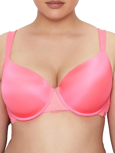 Shop City Chic Sexy Glam T-shirt Bra In Neon Pink