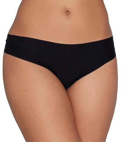 Shop Commando Butter Mid-rise Thong In Midnight