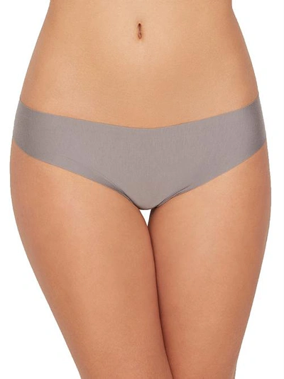 Shop Commando Butter Mid-rise Thong In French Grey