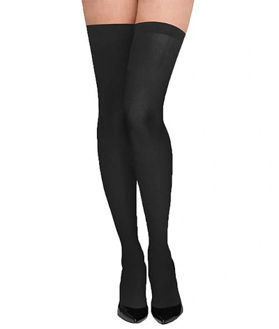 Shop Commando Ultimate Opaque Thigh Highs In Black