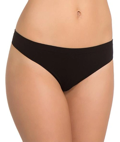 Shop Commando Low Rise Thong In Baby Got Black
