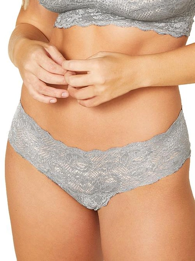 Shop Cosabella Never Say Never Comfie Cutie Thong In Dove Grey