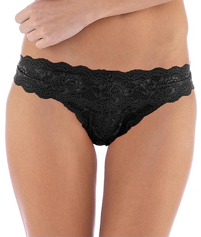 Shop Cosabella Never Say Never Cutie Low Rise Thong In Black
