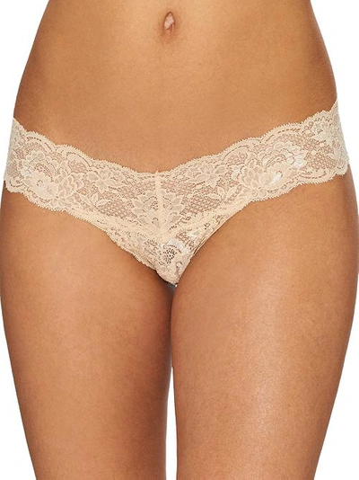 Shop Cosabella Never Say Never Cutie Low Rise Thong In Blush