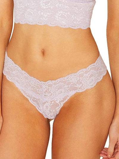 Shop Cosabella Never Say Never Cutie Low Rise Thong In Tuscan Lavender