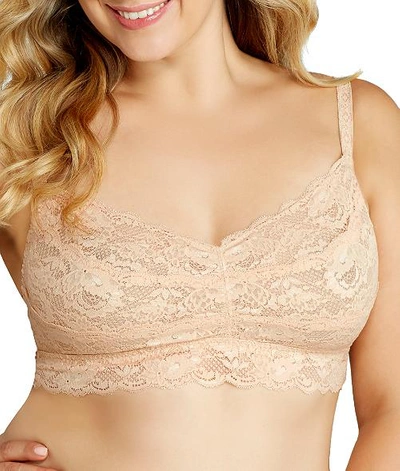 Shop Cosabella Plus Size Never Say Never Sweetie Bralette In Blush
