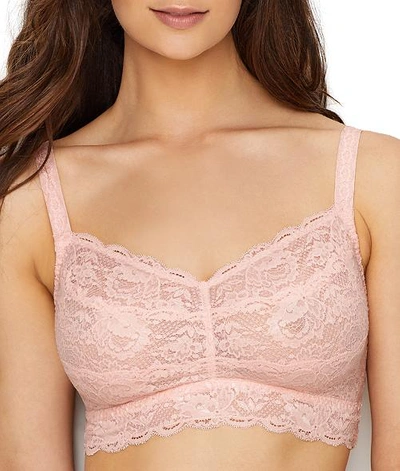 Shop Cosabella Never Say Never Sweetie Curvy Bralette In Pink Lily