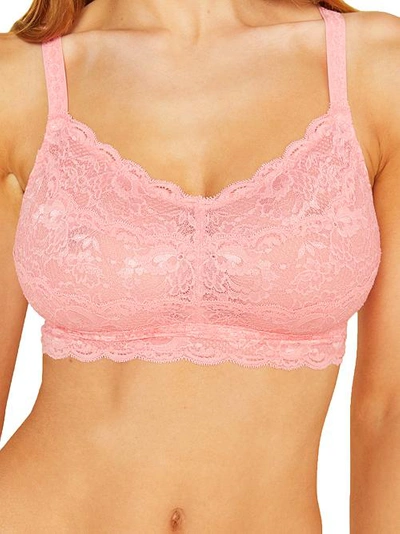 Shop Cosabella Never Say Never Sweetie Curvy Bralette In Quartz Pink